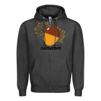 Charcoal Heather Welcome Autumn Zipper Hoodie - Bettercallsaul