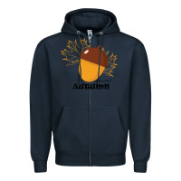 Navy Welcome Autumn Zipper Hoodie - Bettercallsaul