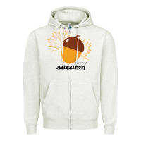 Oatmeal Heather Welcome Autumn Zipper Hoodie - Bettercallsaul