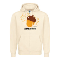 Sandshell Welcome Autumn Zipper Hoodie - Bettercallsaul