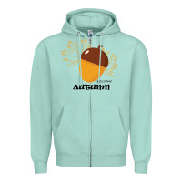 Seafoam Welcome Autumn Zipper Hoodie - Bettercallsaul