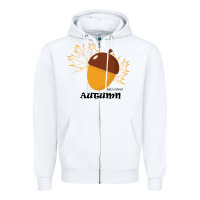 White Welcome Autumn Zipper Hoodie - Bettercallsaul