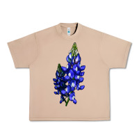 Burro Bluebonnet Flower Illustrations Urban Heavy Tee - LillyAllenDesigns