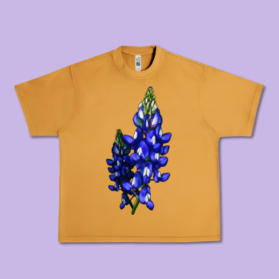 Bluebonnet Flower Illustrations Urban Heavy Tee Designed By Lillyallendesigns