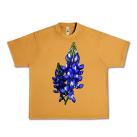 Peanut Butter Bluebonnet Flower Illustrations Urban Heavy Tee - LillyAllenDesigns