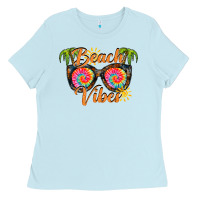 Baby Blue beach vibes Ladies Tee - RacoonDesign