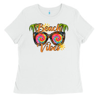 White beach vibes Ladies Tee - RacoonDesign