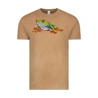 Vintage Camel red eyed tree frog Vintage Tee - LillyAllenDesigns