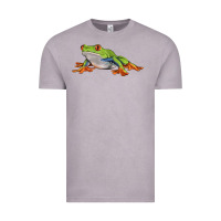 Vintage Zinc red eyed tree frog Vintage Tee - LillyAllenDesigns