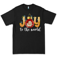 Black Joy To The World Premium Tee - CowhideDigitalArt