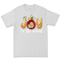 Dove Grey Joy To The World Premium Tee - CowhideDigitalArt