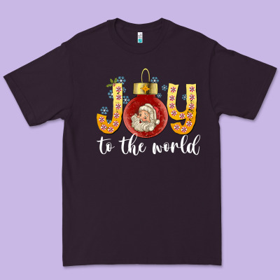 Joy To The World Premium Tee Designed By Cowhidedigitalart