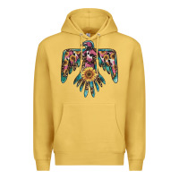 Antique Gold pinky western sunflower thunderbird Premium Hoodie - BarkalooDesign