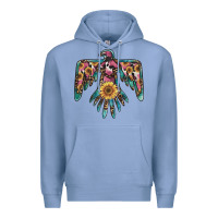Colony Blue pinky western sunflower thunderbird Premium Hoodie - BarkalooDesign
