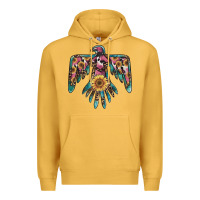 Mustard pinky western sunflower thunderbird Premium Hoodie - BarkalooDesign