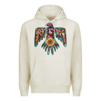 Oatmeal Heather pinky western sunflower thunderbird Premium Hoodie - BarkalooDesign