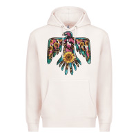 Pale Pink pinky western sunflower thunderbird Premium Hoodie - BarkalooDesign