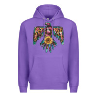 Purple pinky western sunflower thunderbird Premium Hoodie - BarkalooDesign