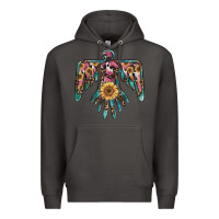 Smoke pinky western sunflower thunderbird Premium Hoodie - BarkalooDesign