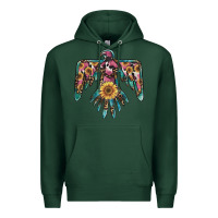 Sports Green pinky western sunflower thunderbird Premium Hoodie - BarkalooDesign
