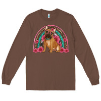 Chestnut french bulldog floral rainbow Long Sleeve Tee - Artiststas