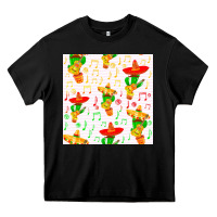 Black mexico seamless pattern Heavy Core Tee - FaDigitalArtStudio