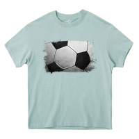 Arona Soccer Ball Brushstroke Heavy Core Tee - RanaPortraitStore