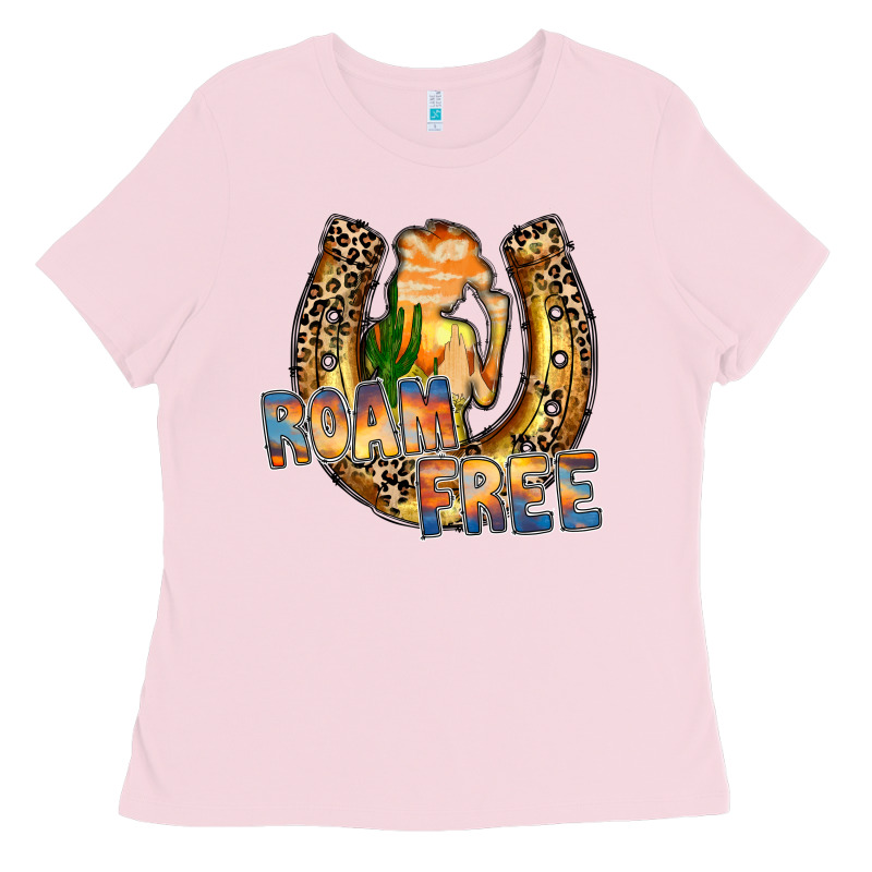 Cowgirl Horseshoe Ladies Tee by RacoonDesign | Teevron