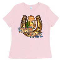 Bubblegum Pink cowgirl horseshoe Ladies Tee - RacoonDesign