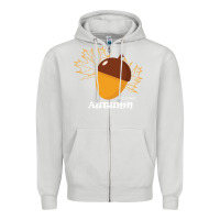 Dove Grey Welcome Autumn Zipper Hoodie - Bettercallsaul