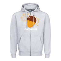 Heather Grey Welcome Autumn Zipper Hoodie - Bettercallsaul