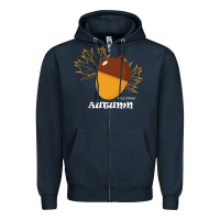 Navy Welcome Autumn Zipper Hoodie - Bettercallsaul