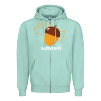Seafoam Welcome Autumn Zipper Hoodie - Bettercallsaul