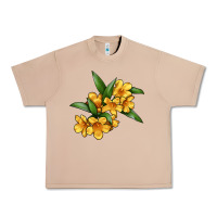 Burro Yellow Jessamine Flower Illustrations Urban Heavy Tee - LillyAllenDesigns