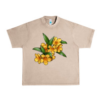 French Oak Yellow Jessamine Flower Illustrations Urban Heavy Tee - LillyAllenDesigns