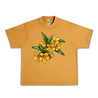 Peanut Butter Yellow Jessamine Flower Illustrations Urban Heavy Tee - LillyAllenDesigns