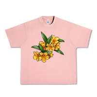 Salmon Yellow Jessamine Flower Illustrations Urban Heavy Tee - LillyAllenDesigns