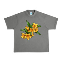 Tornado Yellow Jessamine Flower Illustrations Urban Heavy Tee - LillyAllenDesigns