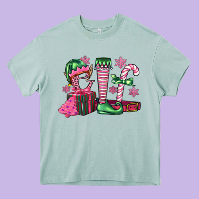 Elf Heavy Core Tee Designed By Fadigitalartstudio