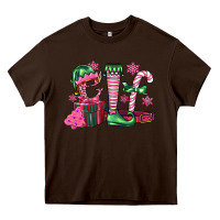 Chocolate Brown elf Heavy Core Tee - FaDigitalArtStudio