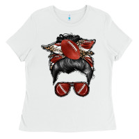 White football mom Ladies Tee - RacoonDesign