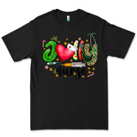 Black Jolly Nurse Black Premium Tee - CowhideDigitalArt