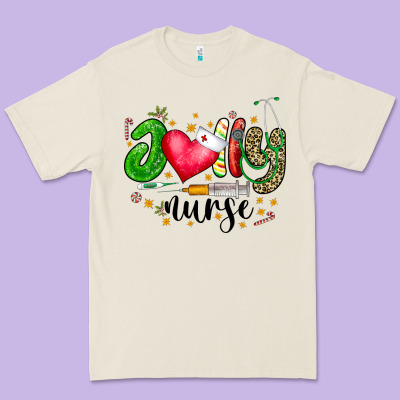 Jolly Nurse Black Premium Tee Designed By Cowhidedigitalart