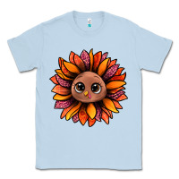 Dusty Blue turkey sunflower bbs Classic Tee - BundleAndBundleShop