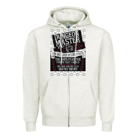 Oatmeal Heather Dungeon Master, The Weaver of Lore & Fate Zipper Hoodie - Bettercallsaul