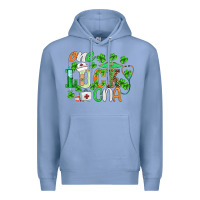 Colony Blue st.patricks one lucky cna  nurse Premium Hoodie - BarkalooDesign