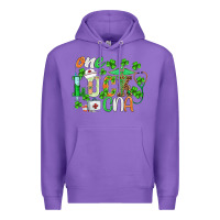 Purple st.patricks one lucky cna  nurse Premium Hoodie - BarkalooDesign