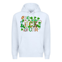 White st.patricks one lucky cna  nurse Premium Hoodie - BarkalooDesign
