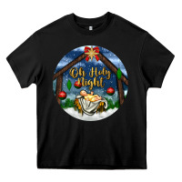 Black oh holy night Heavy Core Tee - BundleAndBundleShop