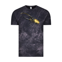 Cloud Black Hercules Beetle Side Vintage Tee - LillyAllenDesigns